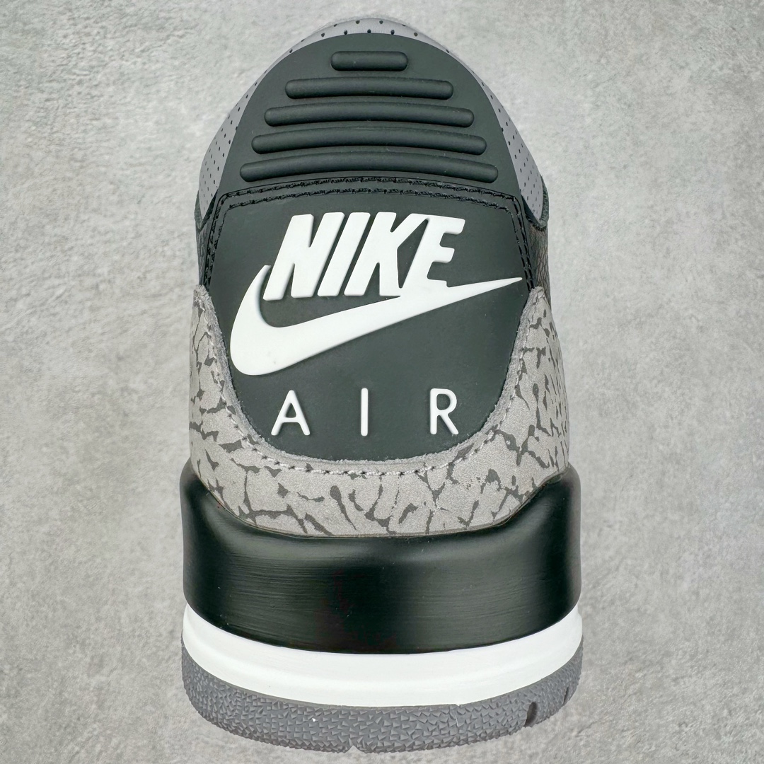  Air Jordan 3 OG Black Cement   AJ3  Black 中筒 休闲鞋 篮球鞋 板鞋 男鞋 黑金 波鞋 2024 复刻黑水泥 DN3707-010