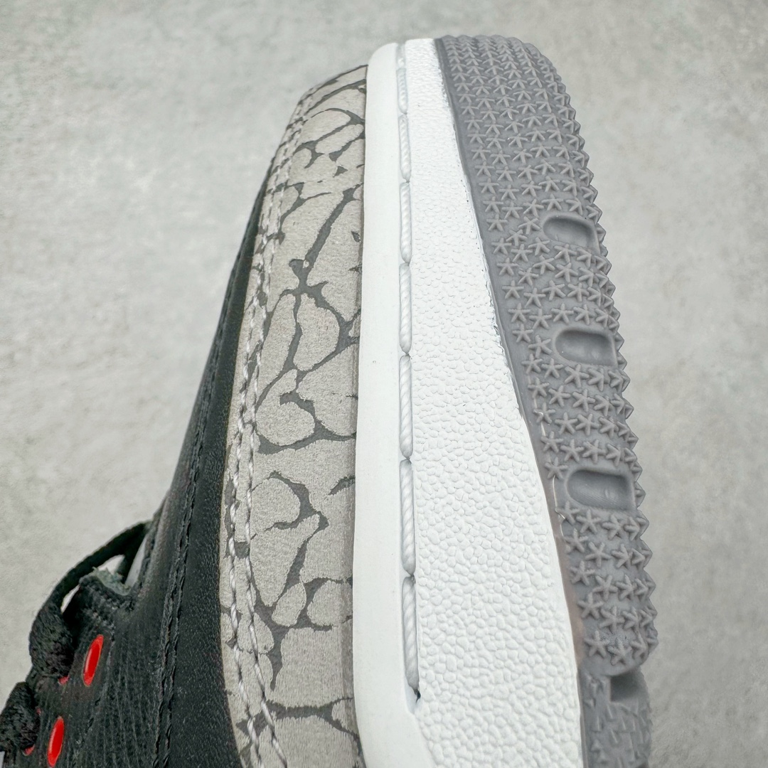  Air Jordan 3 OG Black Cement   AJ3  Black 中筒 休闲鞋 篮球鞋 板鞋 男鞋 黑金 波鞋 2024 复刻黑水泥 DN3707-010