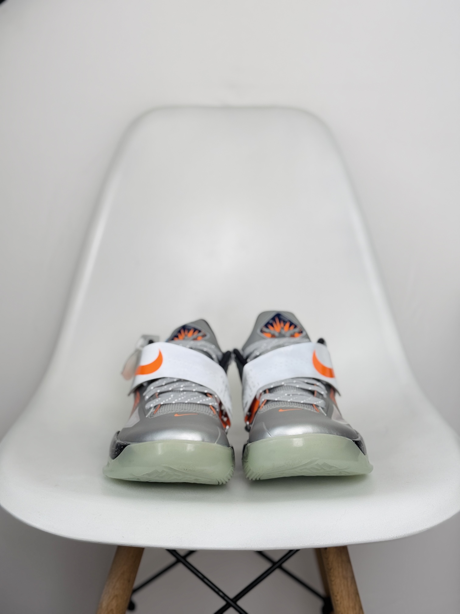 灭世纯原 KD4 Galaxy 杜兰特4代 低筒 前后气垫 缓震休闲 篮球鞋 波鞋 男款 黑银色 FD2635-001