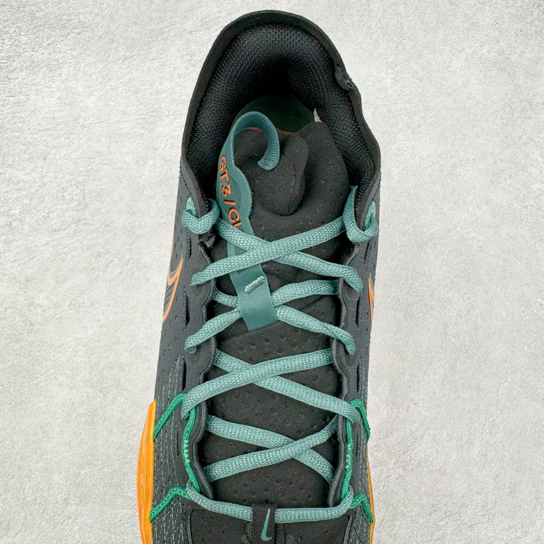  灭世纯原 ZOOM GT Cut 3  中筒  篮球鞋 球鞋 实战鞋 全掌气垫 后卫精英 TPU抗扭 男鞋 波鞋 黑绿 DV2918-001