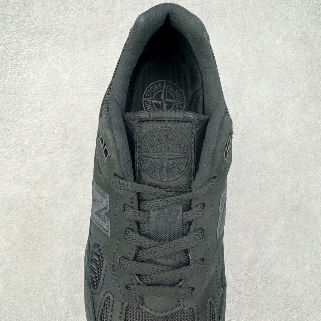  新版  STONE ISLAND New Balance 991V2 石头岛 低筒 复古跑鞋 休闲鞋 运动鞋 波鞋 男鞋 女鞋 黑色 U991SK2