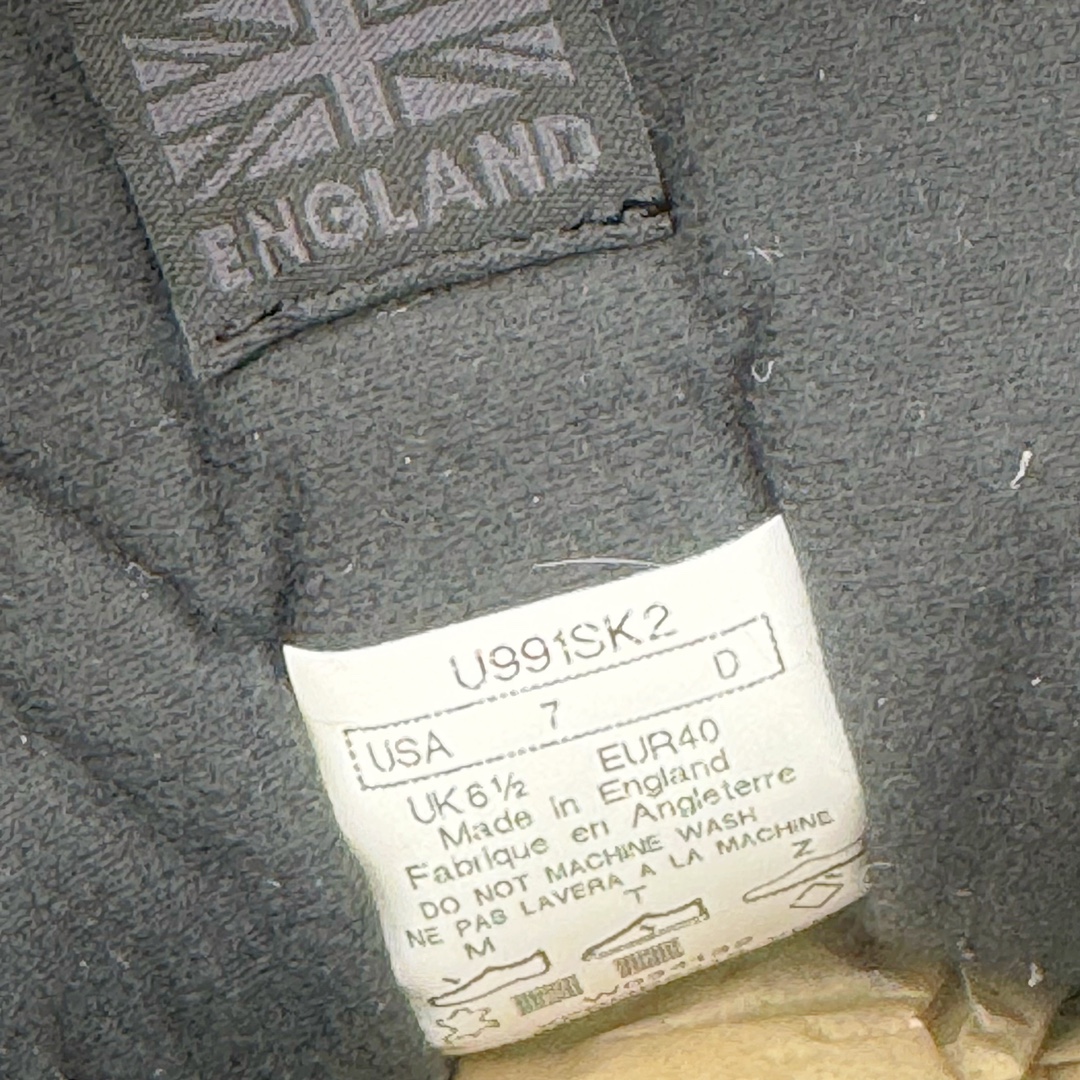  新版  STONE ISLAND New Balance 991V2 石头岛 低筒 复古跑鞋 休闲鞋 运动鞋 波鞋 男鞋 女鞋 黑色 U991SK2