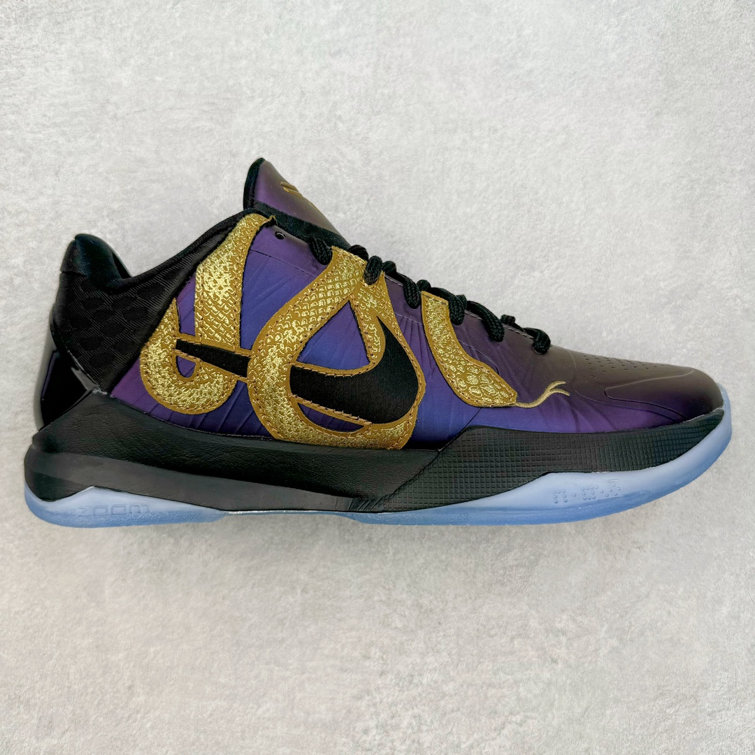  S2  Kobe5  zoom  Year OF the Mamba 科比 5  前掌气垫 后掌EVA 籃球鞋 球鞋 實戰鞋  真碳板  波鞋  黑紫金 IB4481-500