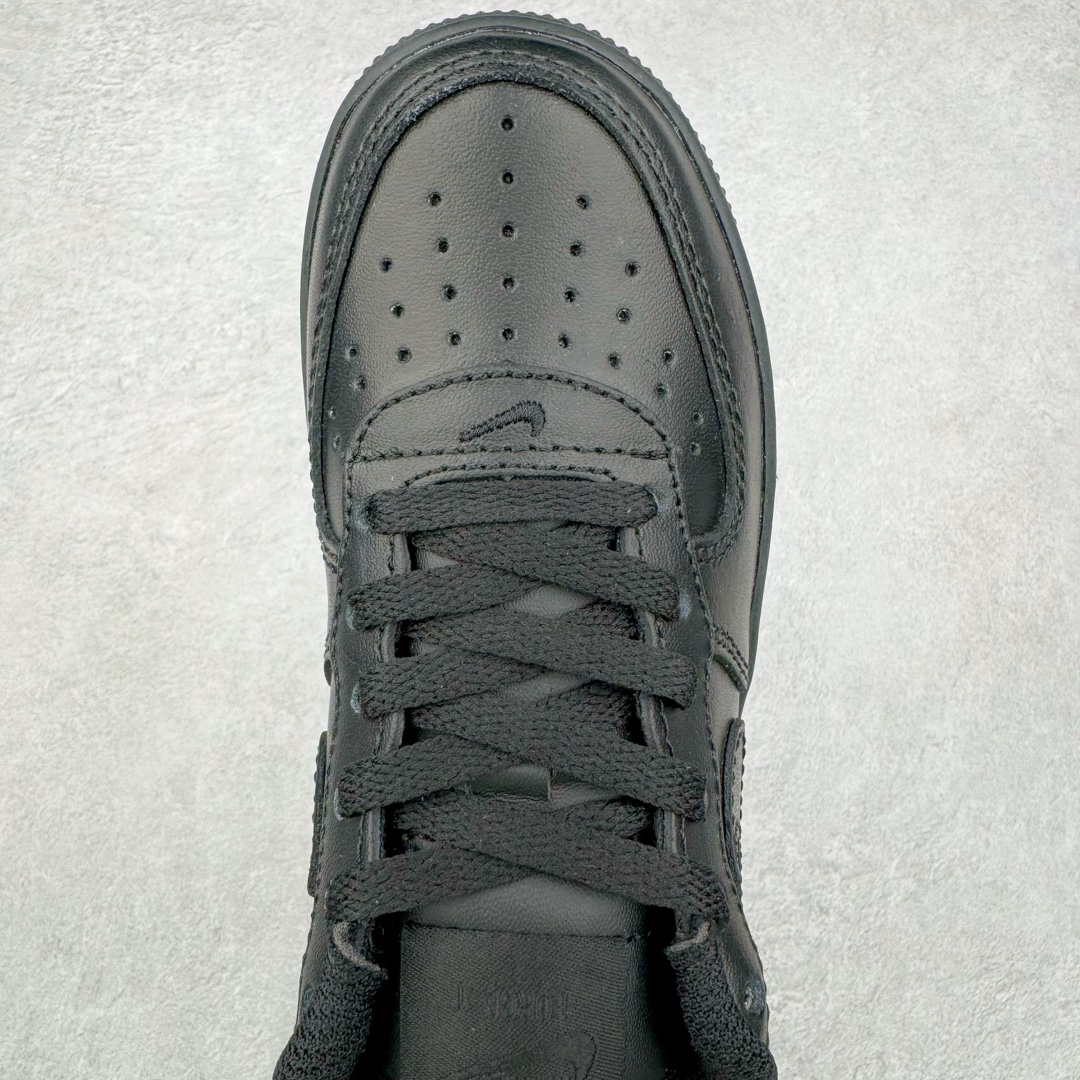 百搭经典 Air Force 1 Low Triple Black 纯黑 黑色 低筒 空军一号 休闲鞋 板鞋 男鞋 女鞋 波鞋 男女同款  中小童鞋 黑色 DD8959-001