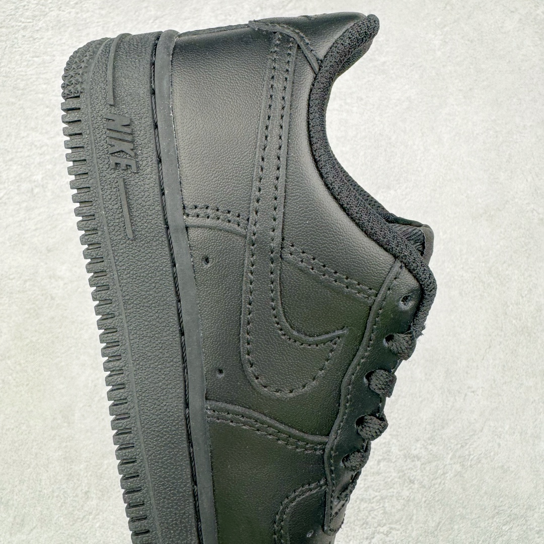 百搭经典 Air Force 1 Low Triple Black 纯黑 黑色 低筒 空军一号 休闲鞋 板鞋 男鞋 女鞋 波鞋 男女同款  中小童鞋 黑色 DD8959-001