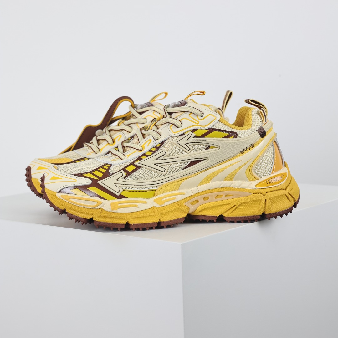  OFF WHITE   低筒 板鞋 休闲鞋 运动鞋 男鞋 女鞋 黃色