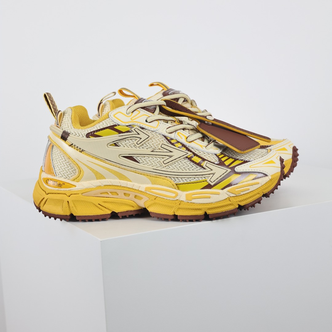  OFF WHITE   低筒 板鞋 休闲鞋 运动鞋 男鞋 女鞋 黃色