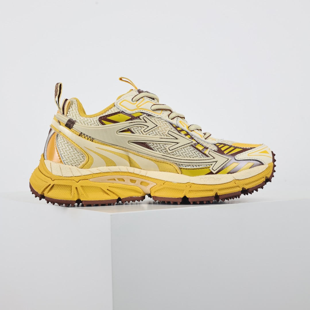  OFF WHITE   低筒 板鞋 休闲鞋 运动鞋 男鞋 女鞋 黃色