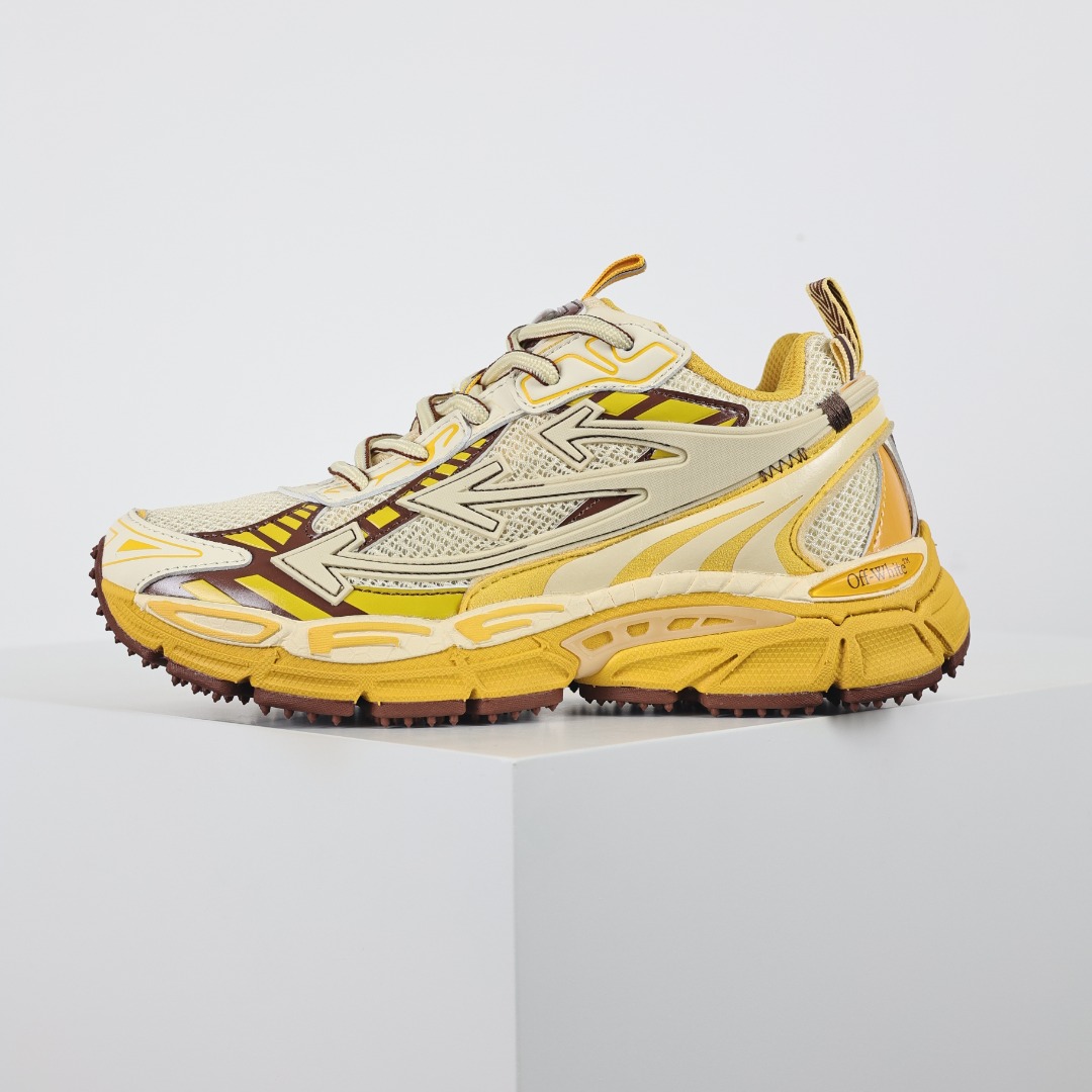  OFF WHITE   低筒 板鞋 休闲鞋 运动鞋 男鞋 女鞋 黃色