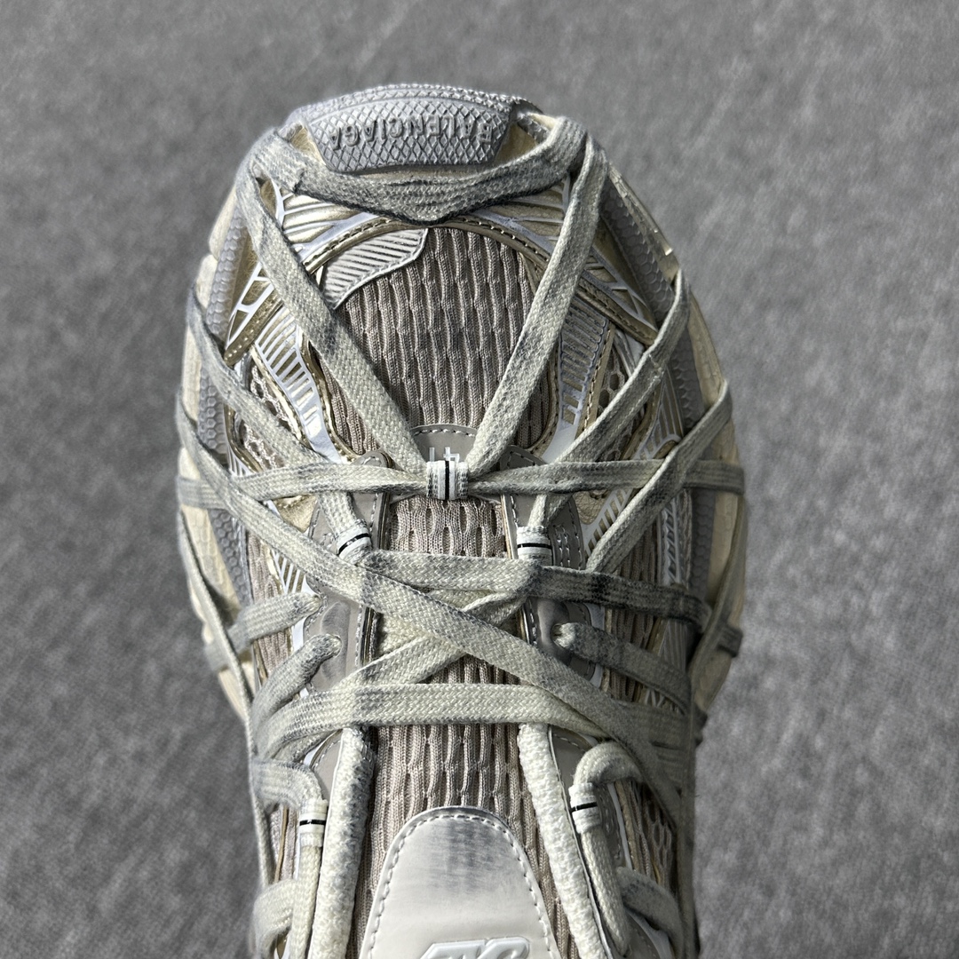  Balenciaga 巴黎世家 3XL 蜘蛛网 綁帶 网布 系带 做旧 低筒 老爹鞋 运动 复古板鞋 休闲鞋 男鞋 女鞋   