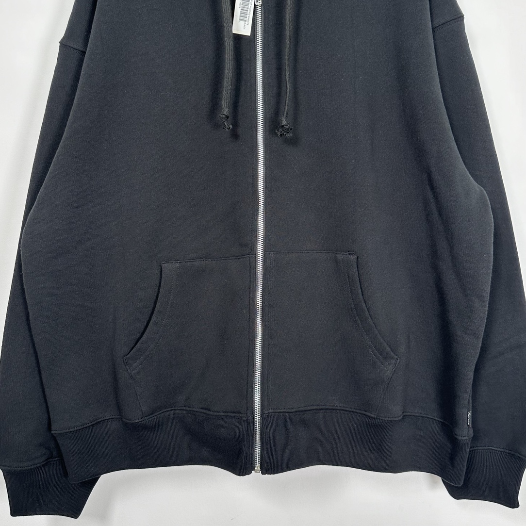  Supreme EHRASHER FW24 Zip Up Hooded SWEATSHIRT 连帽   拉链长袖卫衣 奶茶 黑色