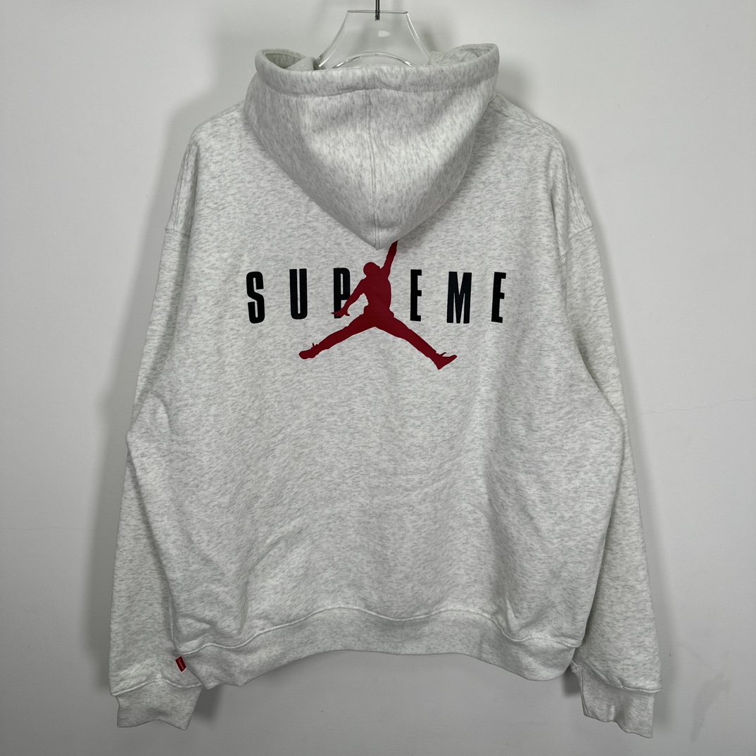  Supreme EHRASHER FW24 Zip Up Hooded SWEATSHIRT 连帽   拉链长袖卫衣 奶茶 黑色