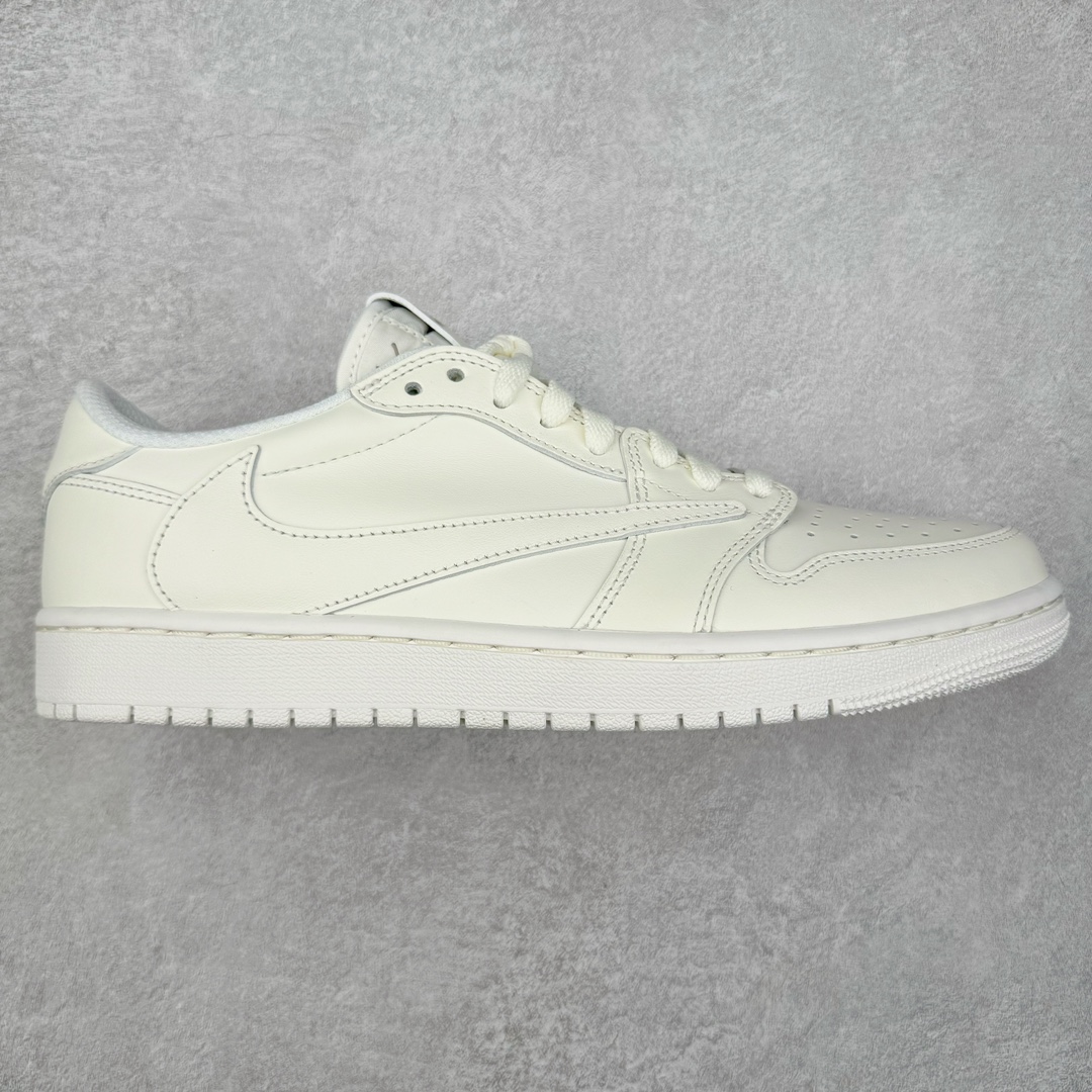  天花板 Travis Scott x Air Jordan 1 Low  倒钩 低筒 倒钩 板鞋 篮球鞋 波鞋 男女同款  亲友限定 白色 