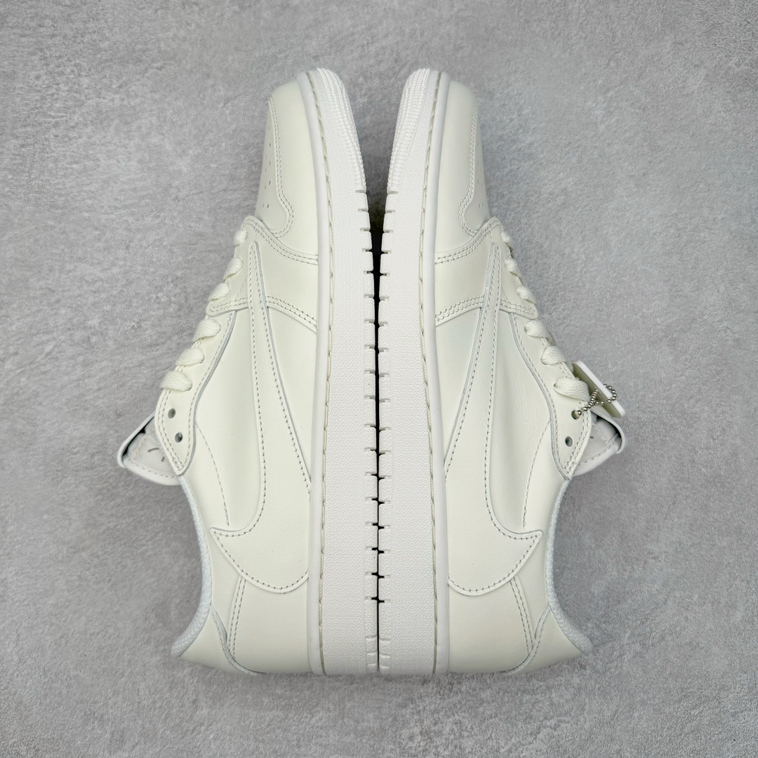  天花板 Travis Scott x Air Jordan 1 Low  倒钩 低筒 倒钩 板鞋 篮球鞋 波鞋 男女同款  亲友限定 白色 