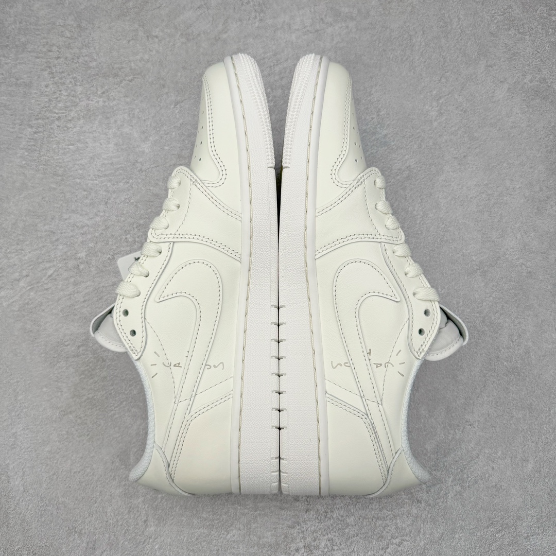  天花板 Travis Scott x Air Jordan 1 Low  倒钩 低筒 倒钩 板鞋 篮球鞋 波鞋 男女同款  亲友限定 白色 