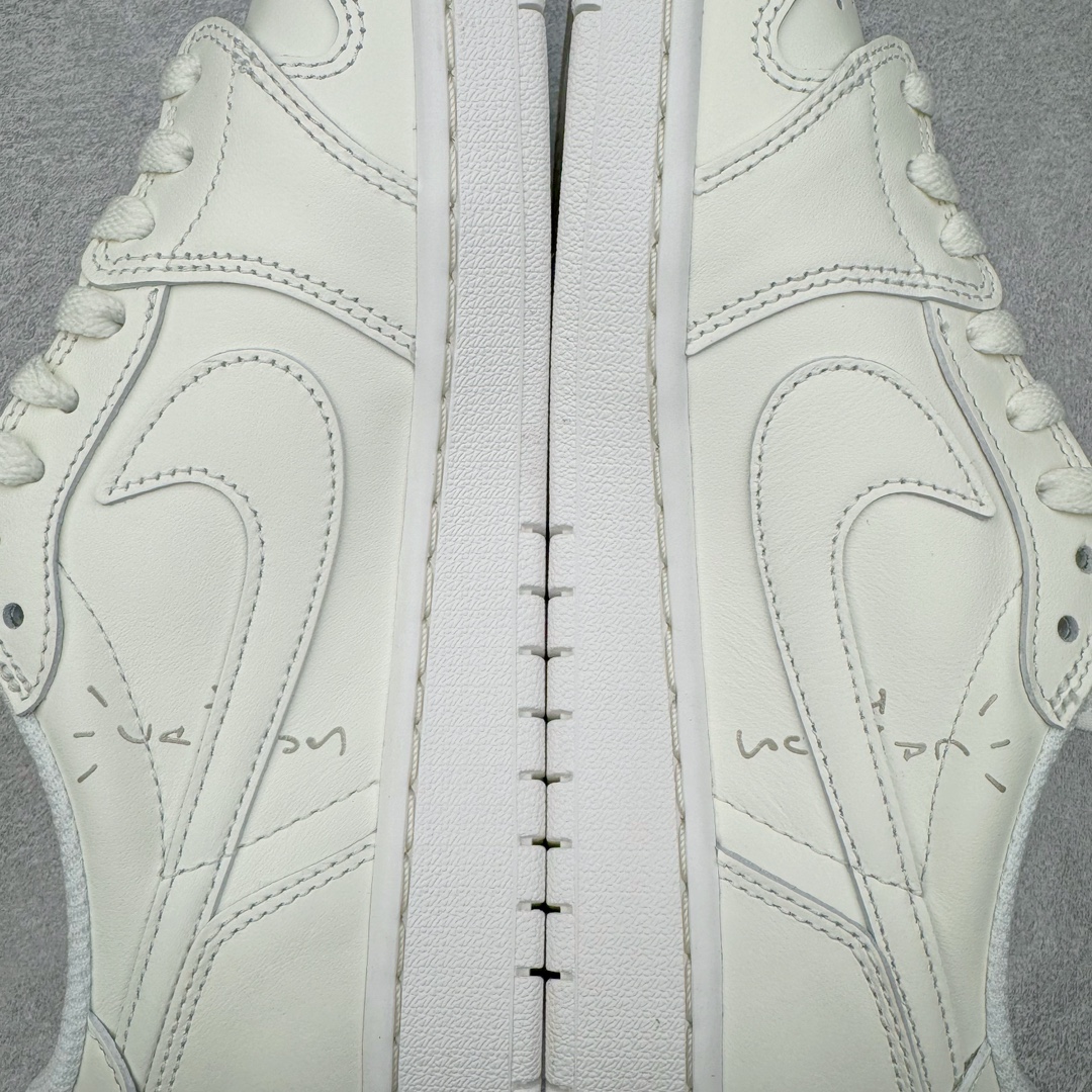  天花板 Travis Scott x Air Jordan 1 Low  倒钩 低筒 倒钩 板鞋 篮球鞋 波鞋 男女同款  亲友限定 白色 