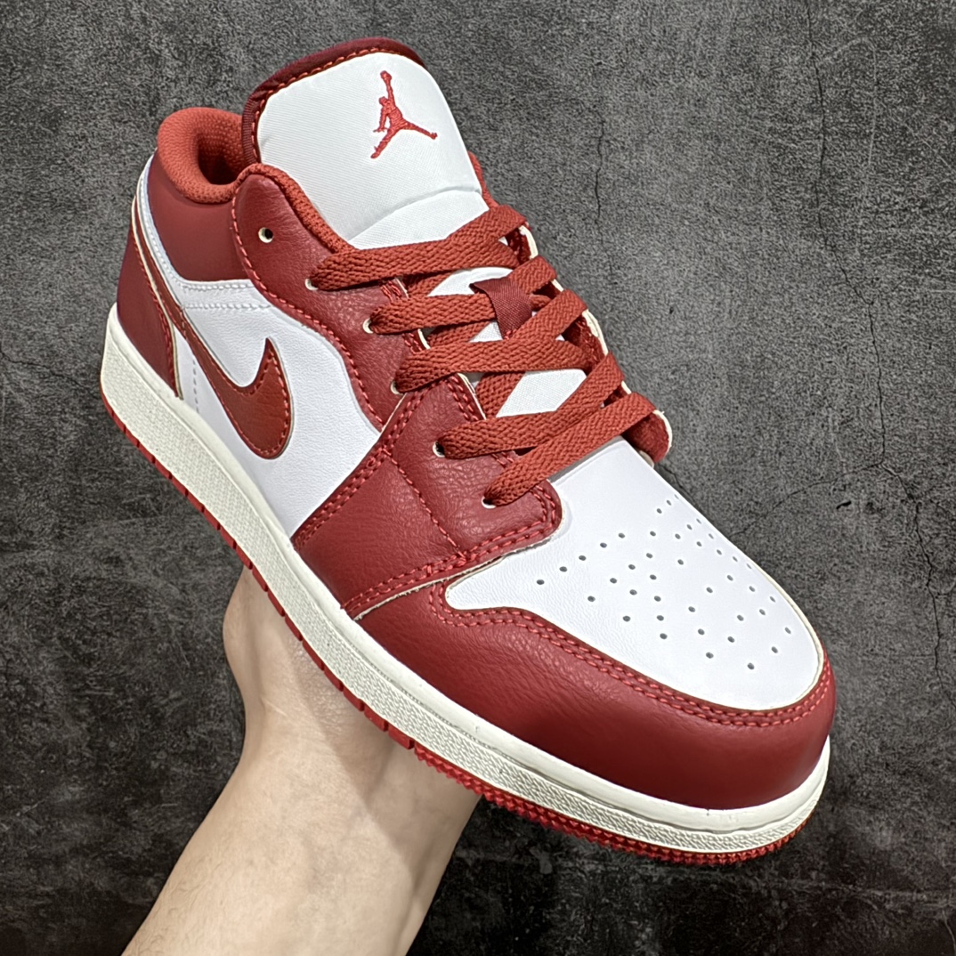  Air Jordan AJ1 Low  低筒  复古防滑 板鞋休闲 篮球鞋  波鞋 男女同款 沙丘红  FJ3459-160