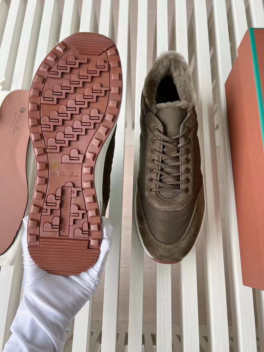 Loro Piana Week End Walk Low-top Comfortable and casual Men's Shoes 运动鞋 波鞋  LP012-81M