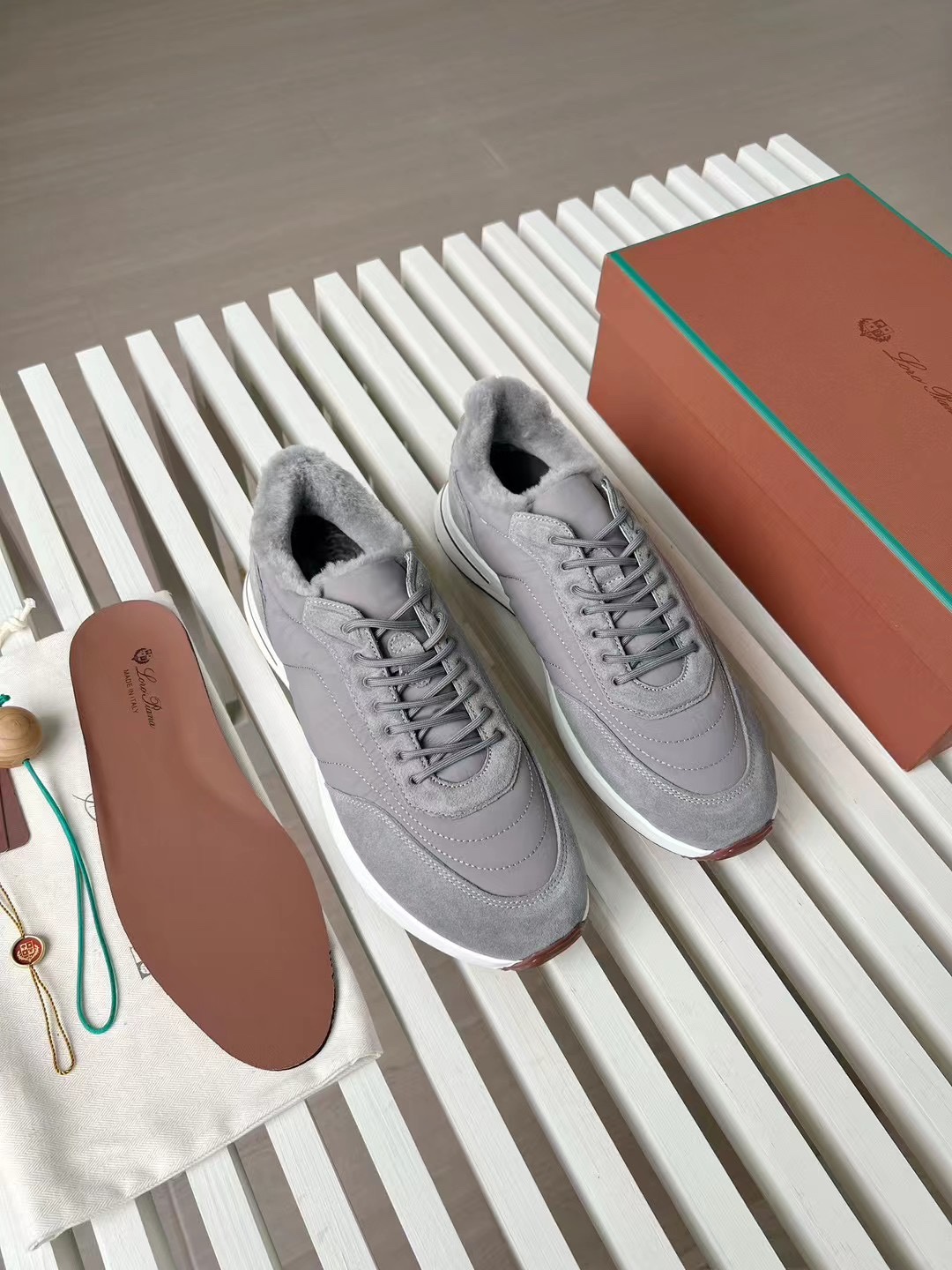 Loro Piana Week End Walk Low-top Comfortable and casual Men's Shoes 运动鞋 波鞋  LP012-81M