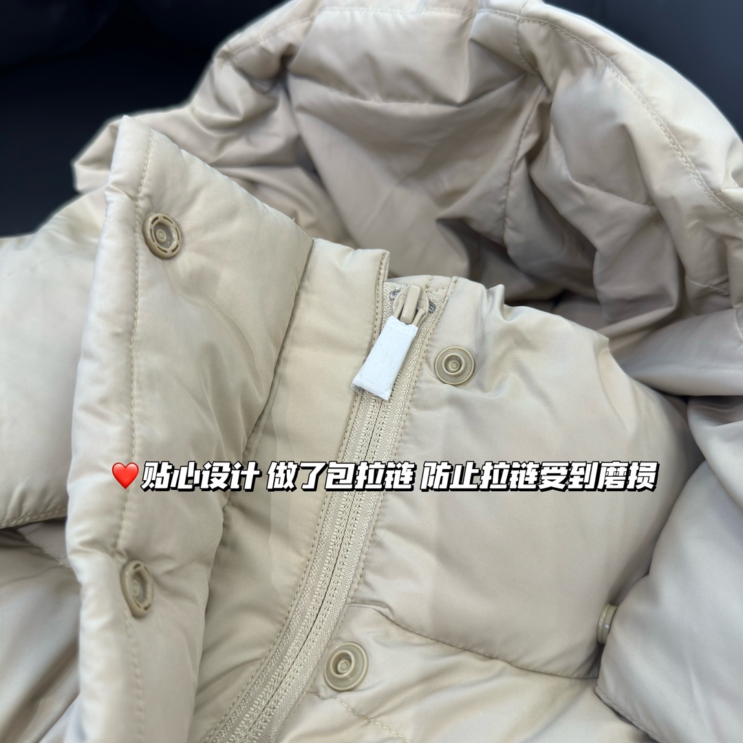  Lululemon 露露乐蒙 Wunder Puff 纯色拉链连帽长袖短款五格羽绒服 凤搂 女款 骨白