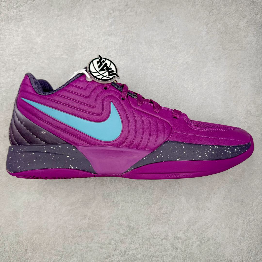  滅世 莫兰特 2代  Nike Zoom JA2 低筒 前後氣墊 耐磨透氣 實戰籃球鞋 波鞋 球鞋 男鞋 波鞋 魔幻紫 FD7327-500