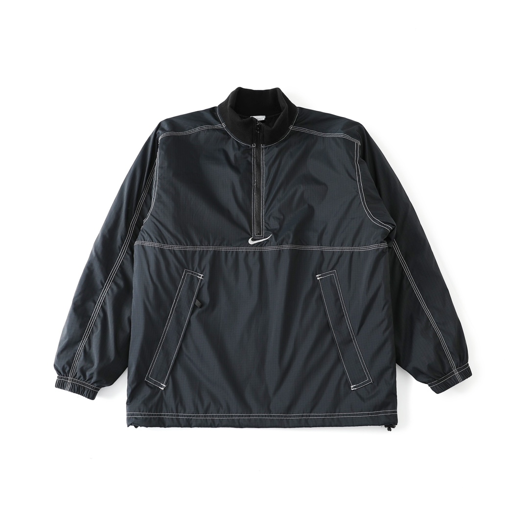 Supreme x Nike  联名款  保暖夹克 棉服 长袖 秋冬款 男女同款  反光线 黑色 白色 