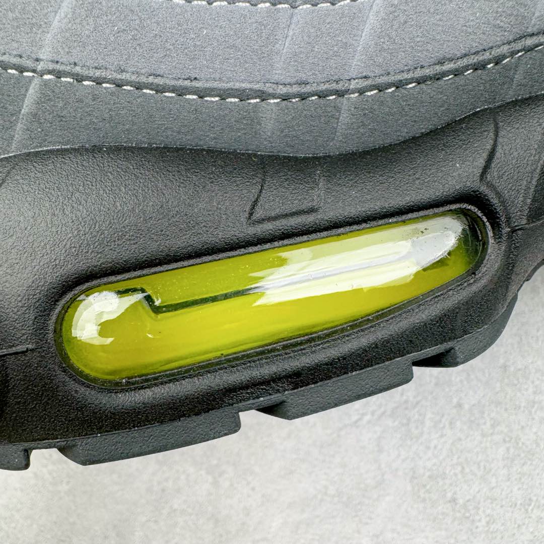 升级最终版 Nike Air Max 95 OG Neon 低筒 网布防滑 运动鞋 休闲鞋 球鞋 男鞋 波鞋 黑白灰 渐变 554970-071