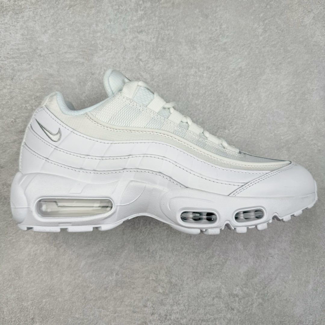 升级最终版 Nike Air Max 95 OG Neon 低筒 网布防滑 运动鞋 休闲鞋 球鞋 男鞋 波鞋 银白色 FN7273-100