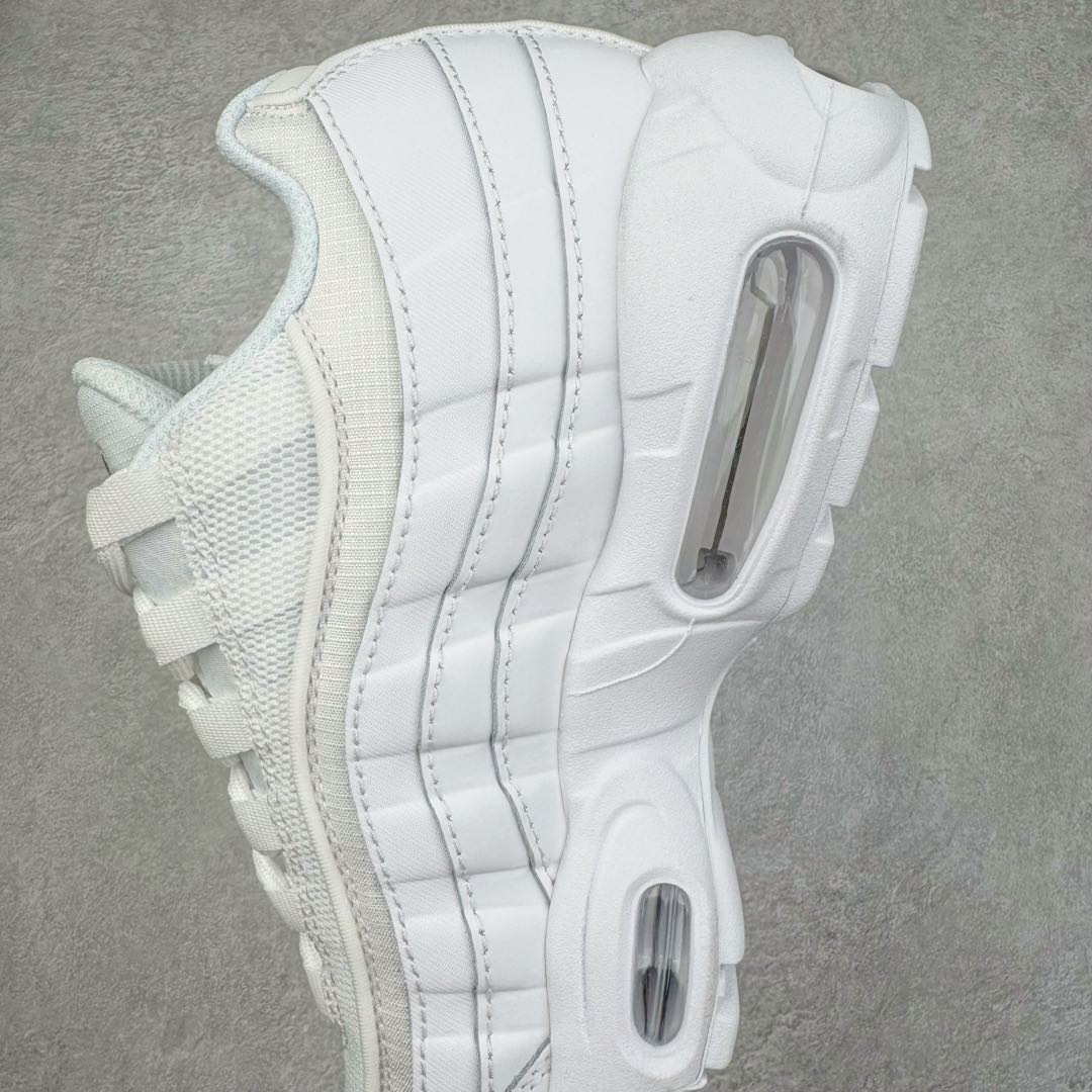 升级最终版 Nike Air Max 95 OG Neon 低筒 网布防滑 运动鞋 休闲鞋 球鞋 男鞋 波鞋 银白色 FN7273-100