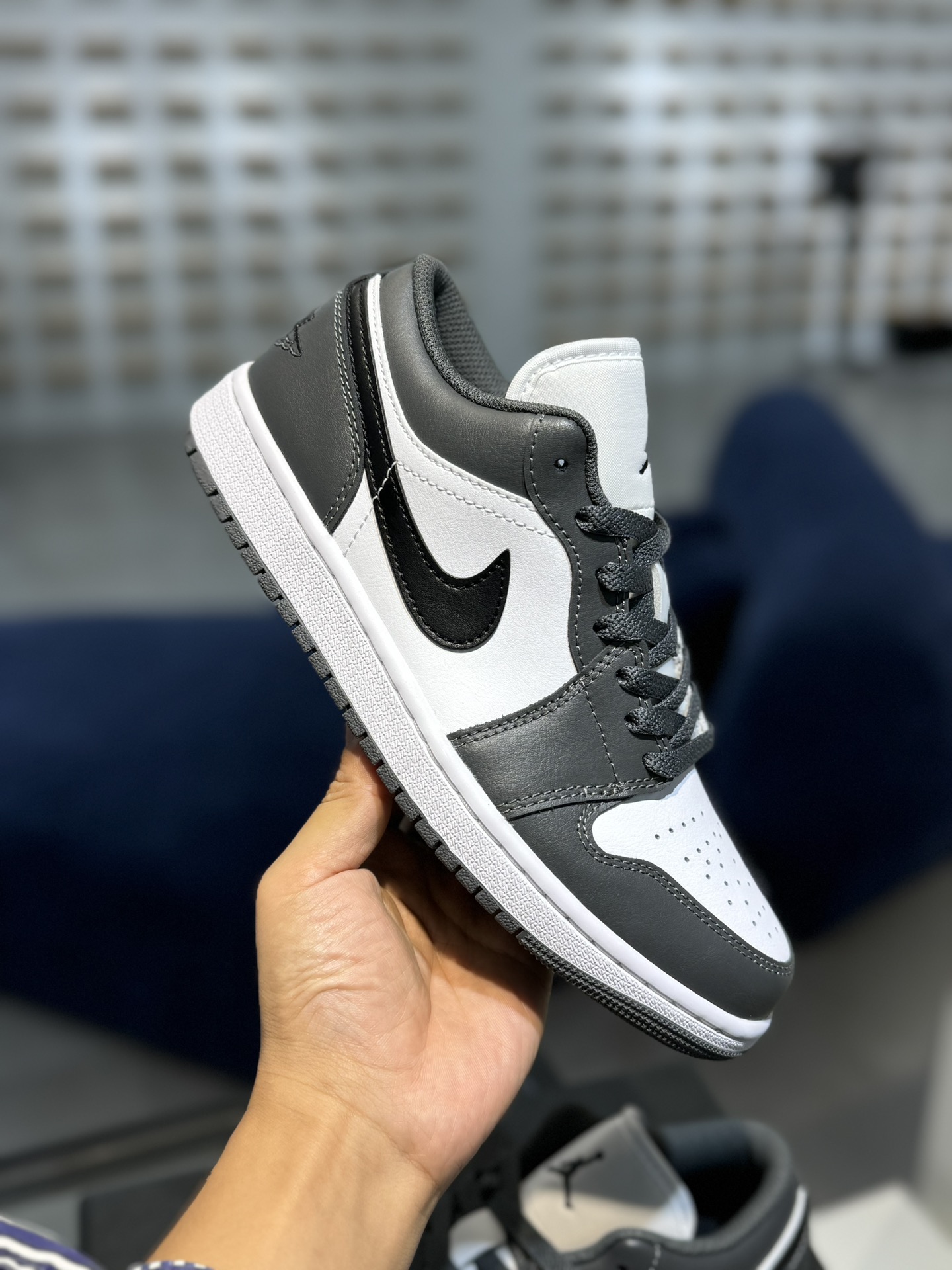 Air Jordan AJ1 Low  低筒  复古防滑 板鞋休闲 篮球鞋  波鞋 男女同款 大象灰 553558-152