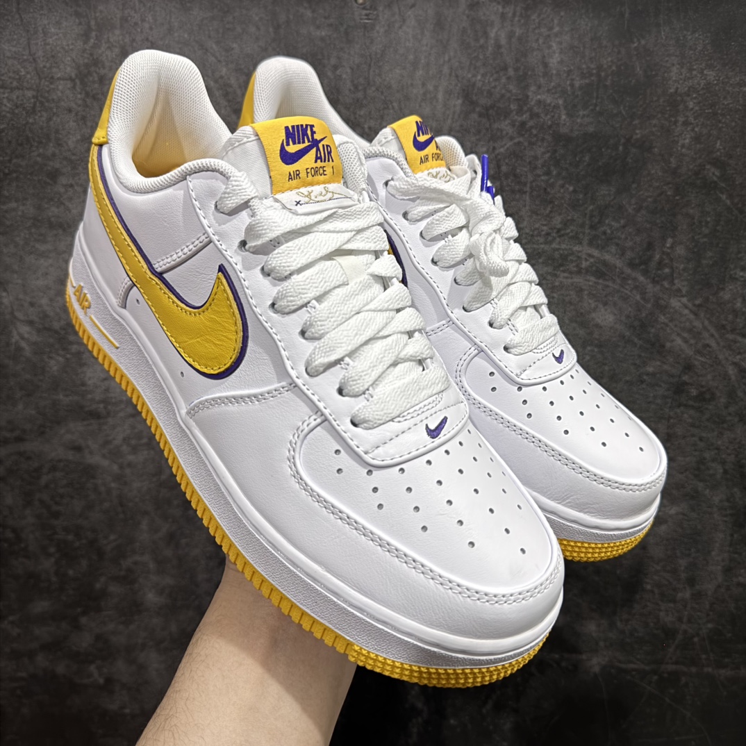 Kobe Bryant Air Force 1 Low AF1 空军 低筒 板鞋 休闲鞋 运动鞋 男鞋 波鞋 白黄紫 FZ1151-100
