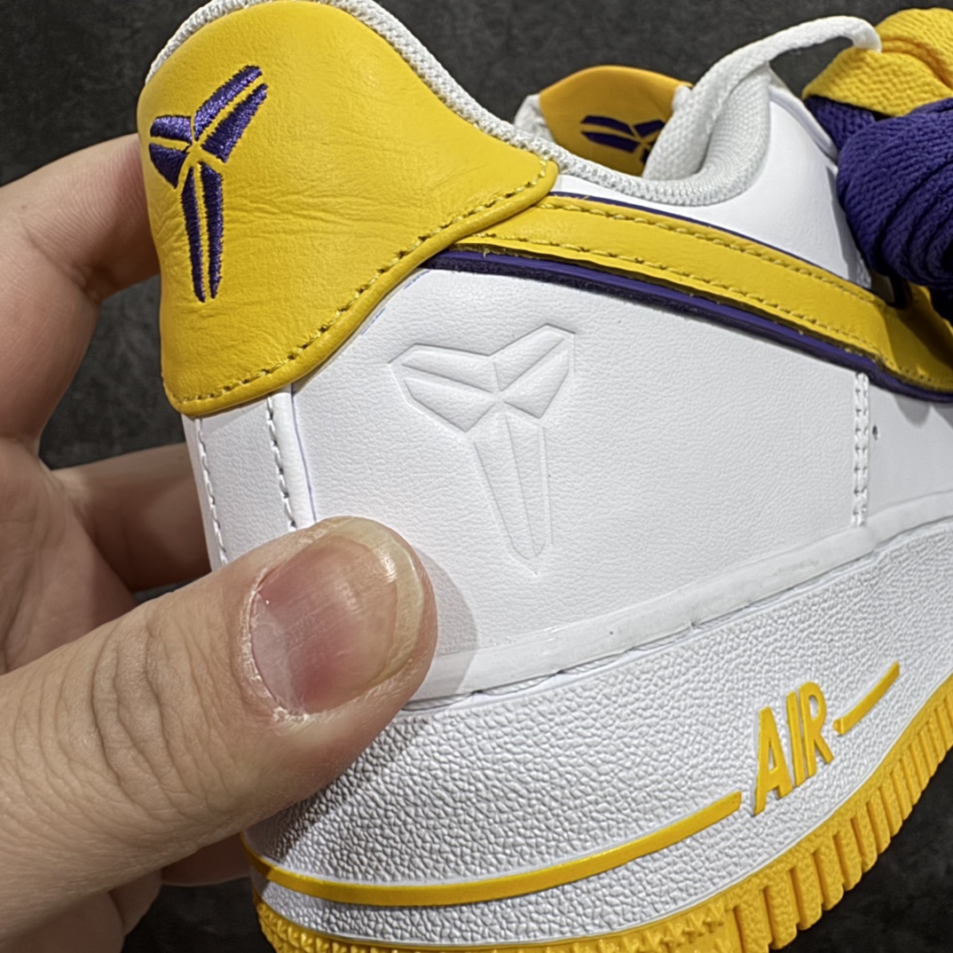 Kobe Bryant Air Force 1 Low AF1 空军 低筒 板鞋 休闲鞋 运动鞋 男鞋 波鞋 白黄紫 FZ1151-100