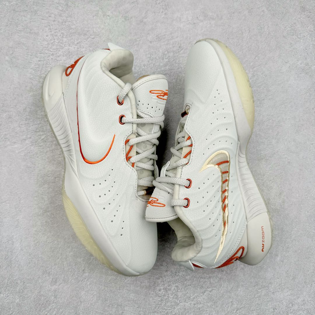  灭世纯原 LeBron James 詹姆斯21  Zoom Air 气垫 缓震休闲 篮球鞋 波鞋 男款 米橙  FN6247-300