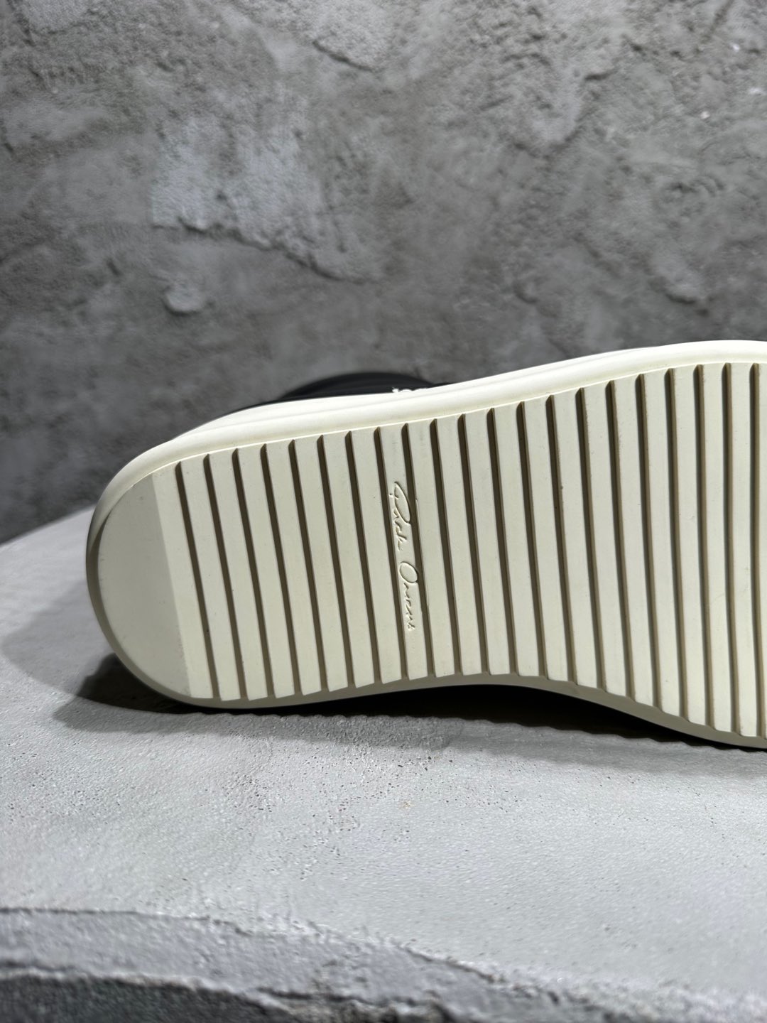 RICK OWENS RO High-Top Black 高筒 厚底 板鞋 休闲鞋 男鞋 女鞋 波鞋  皮質  RU02D6857LLP-911