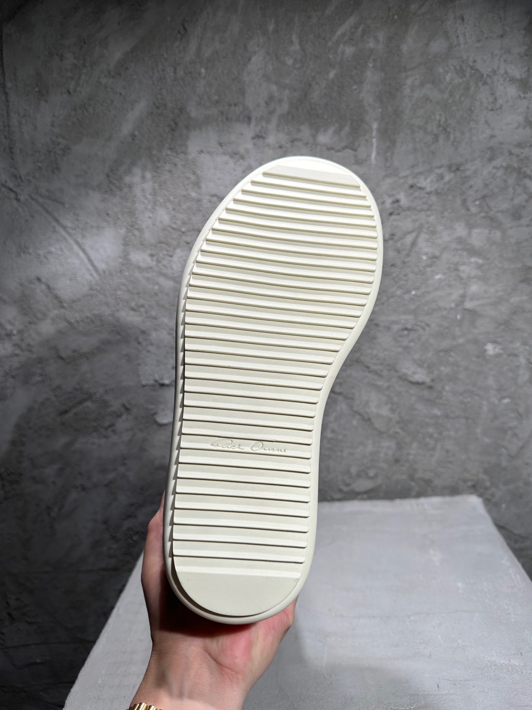 RICK OWENS RO High-Top Black 高筒 厚底 板鞋 休闲鞋 男鞋 女鞋 波鞋  皮質  RU02D6857LLP-911