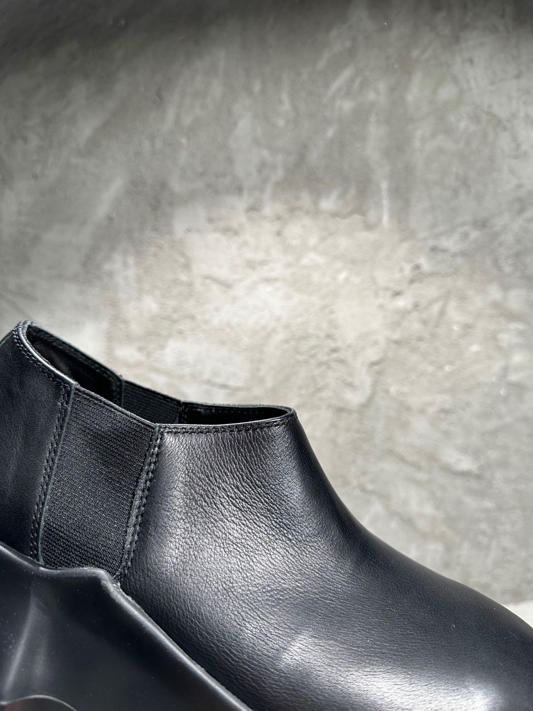 RICK OWENS RO High-Top Black Hollywood  高筒 厚底 板鞋 休闲鞋 男鞋 女鞋 波鞋  皮質 RU02D6863LOO-99