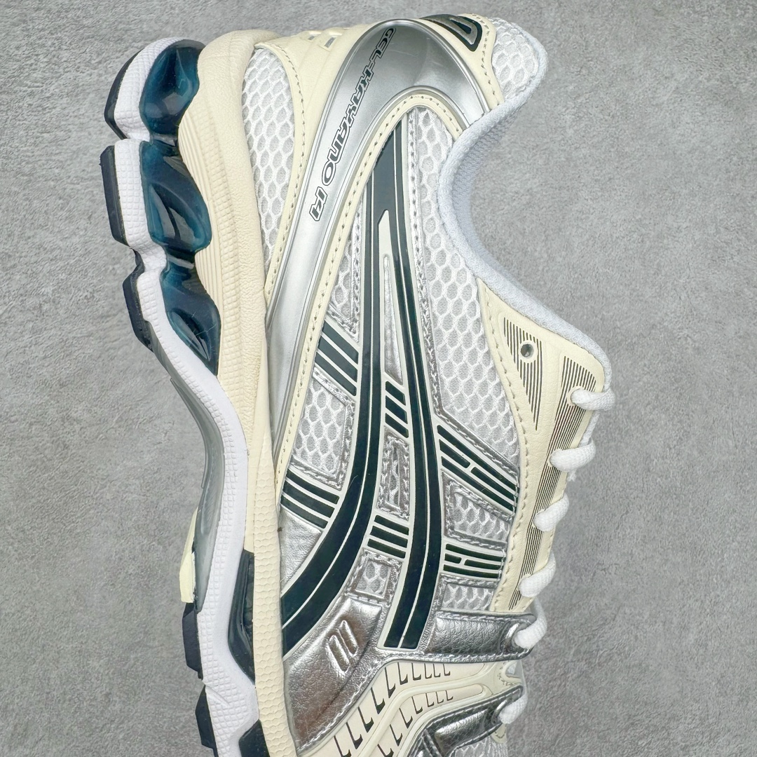  ASICS GEL-KAYANO K14 亚瑟士 低筒 减震 户外 运动鞋 跑步鞋  休闲鞋 板鞋 男女同款 波鞋 白黑银 1202A056-109