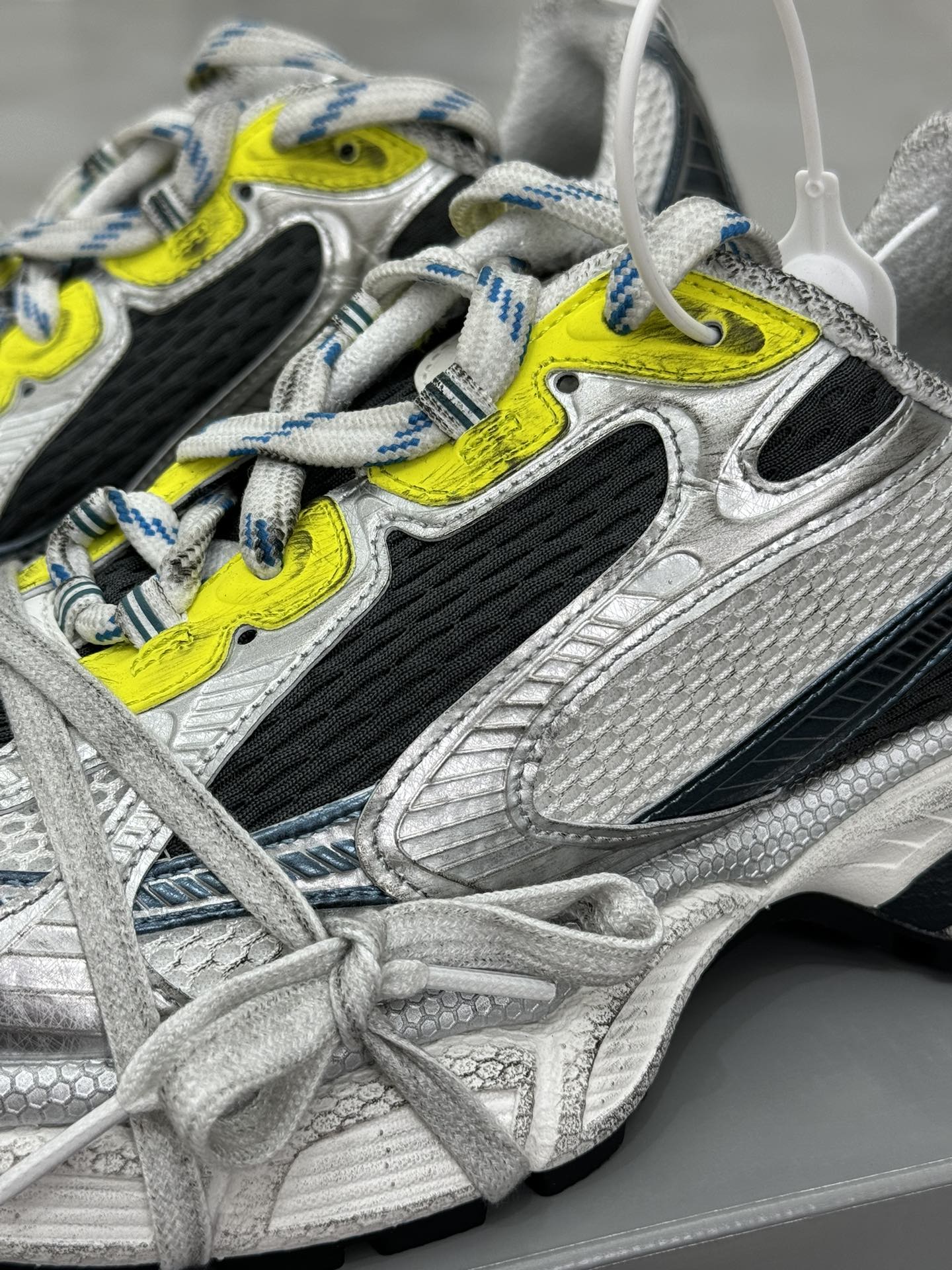 Balenciaga 巴黎世家 3XL 网布 系带 做旧 银灰白 低筒 老爹鞋 运动 复古板鞋 休闲鞋 男鞋 女鞋 