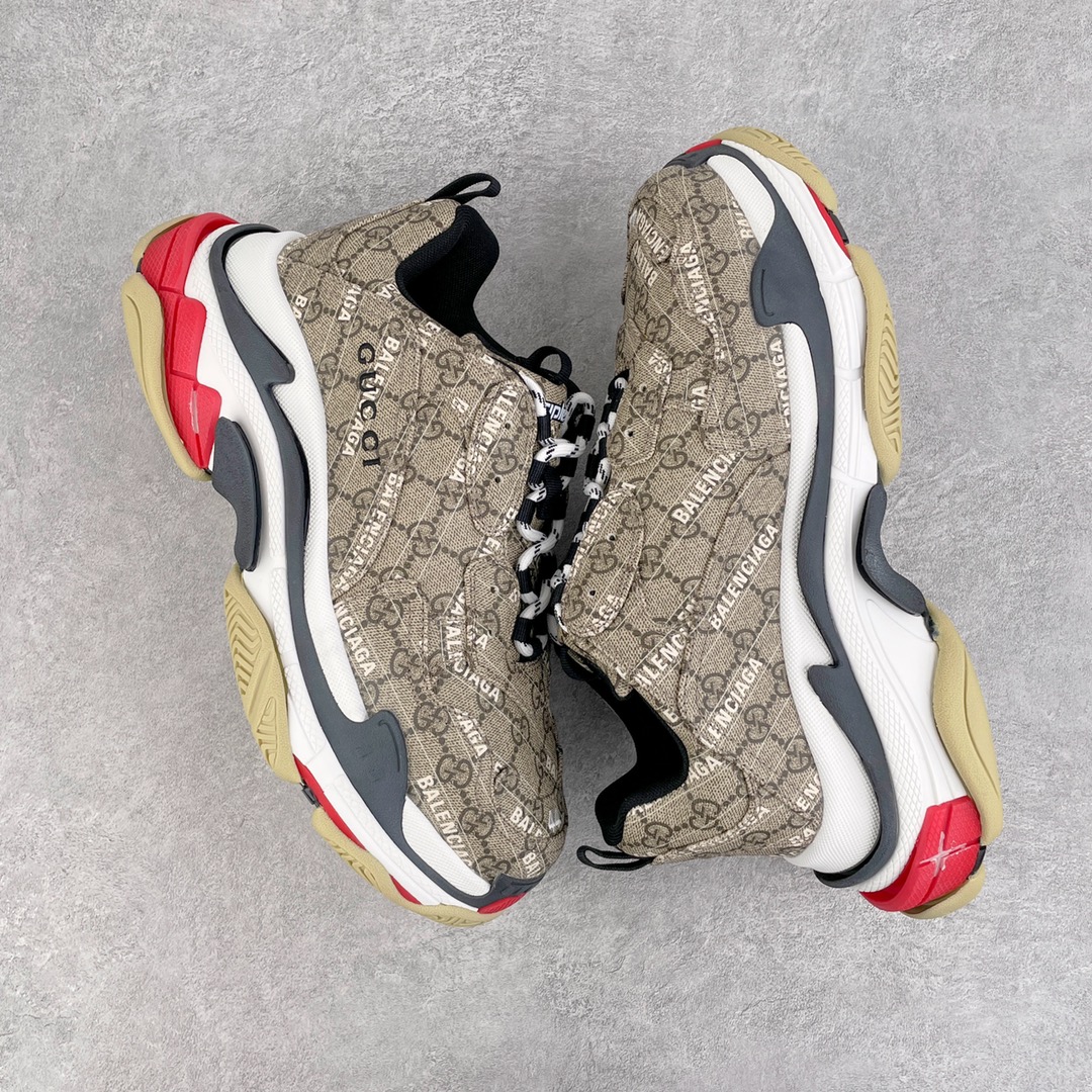 Balenciaga Triple S  GUCCI  巴黎世家 灰色 老爹鞋 运动 复古板鞋 休闲鞋 男鞋 女鞋  
