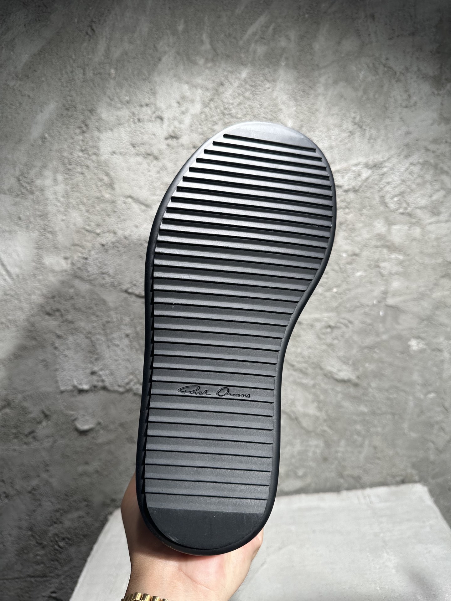 RICK OWENS RO High-Top Black 高筒 厚底 板鞋 休闲鞋 男鞋 女鞋 波鞋  皮質 切尔西靴 RP02D3850LCO-99 