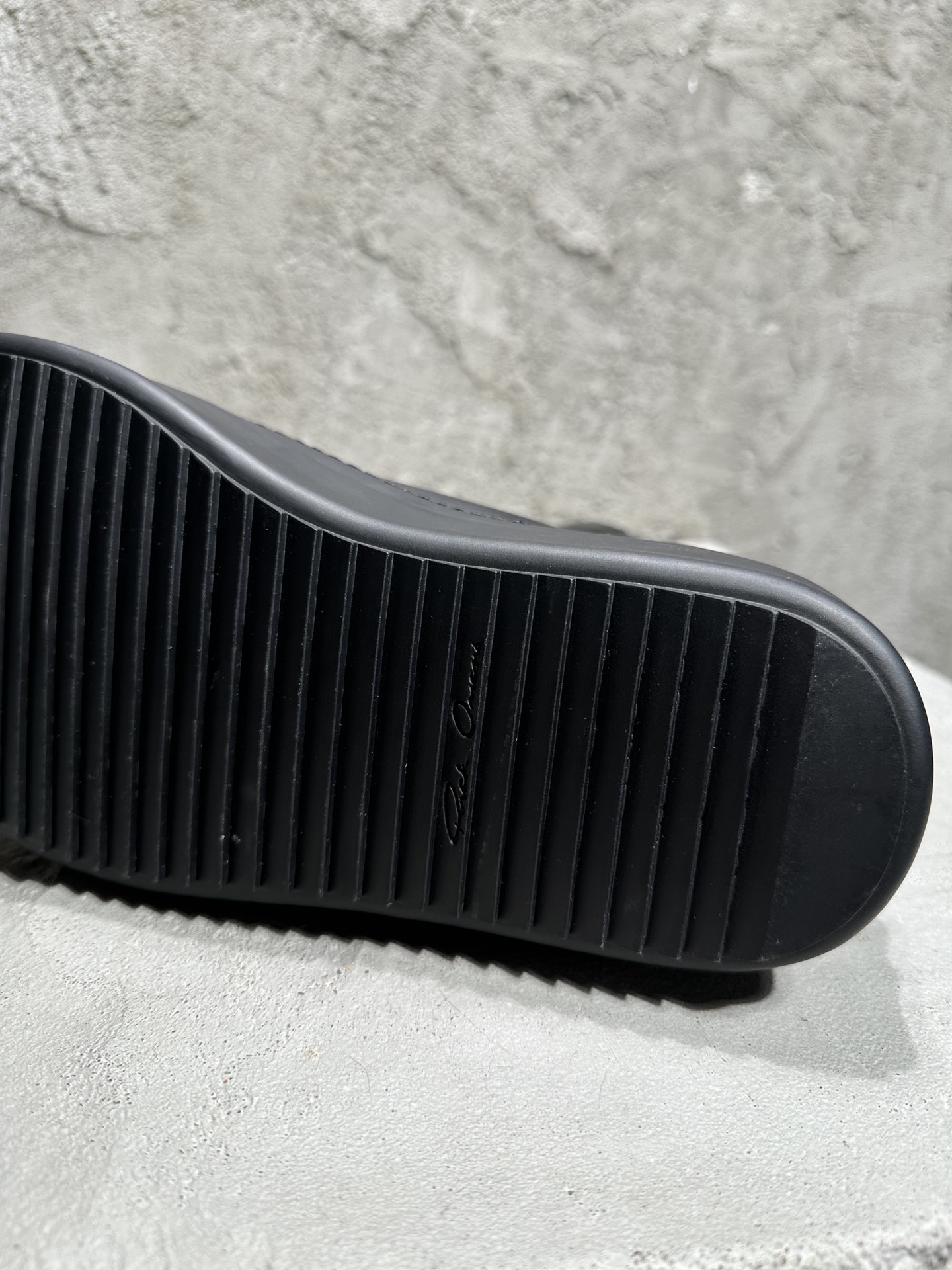 RICK OWENS RO High-Top Black 高筒 厚底 板鞋 休闲鞋 男鞋 女鞋 波鞋  皮質 切尔西靴 RP02D3850LCO-99 