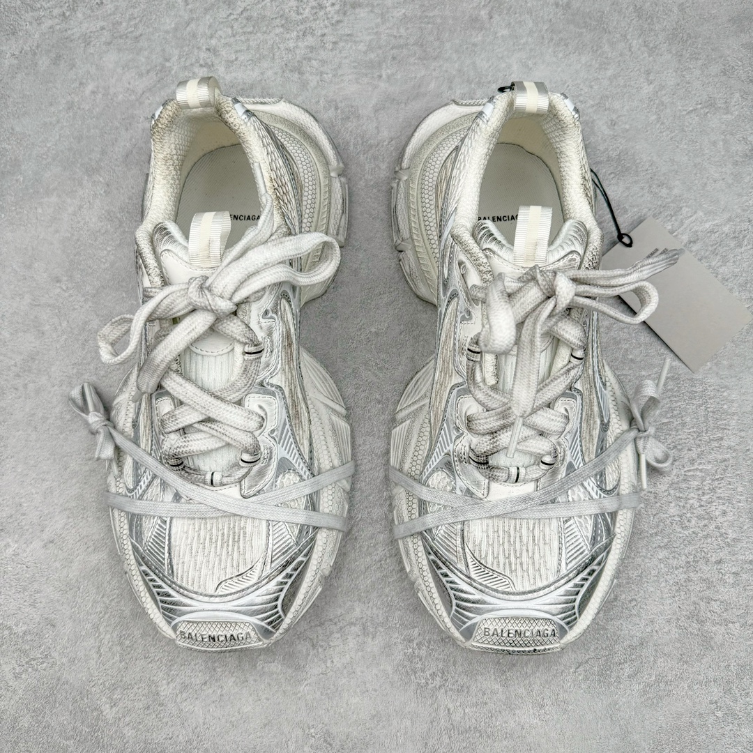 Balenciaga 巴黎世家 3XL 网布 系带 做旧 低筒 老爹鞋 运动 复古板鞋 休闲鞋 男鞋 女鞋 白银