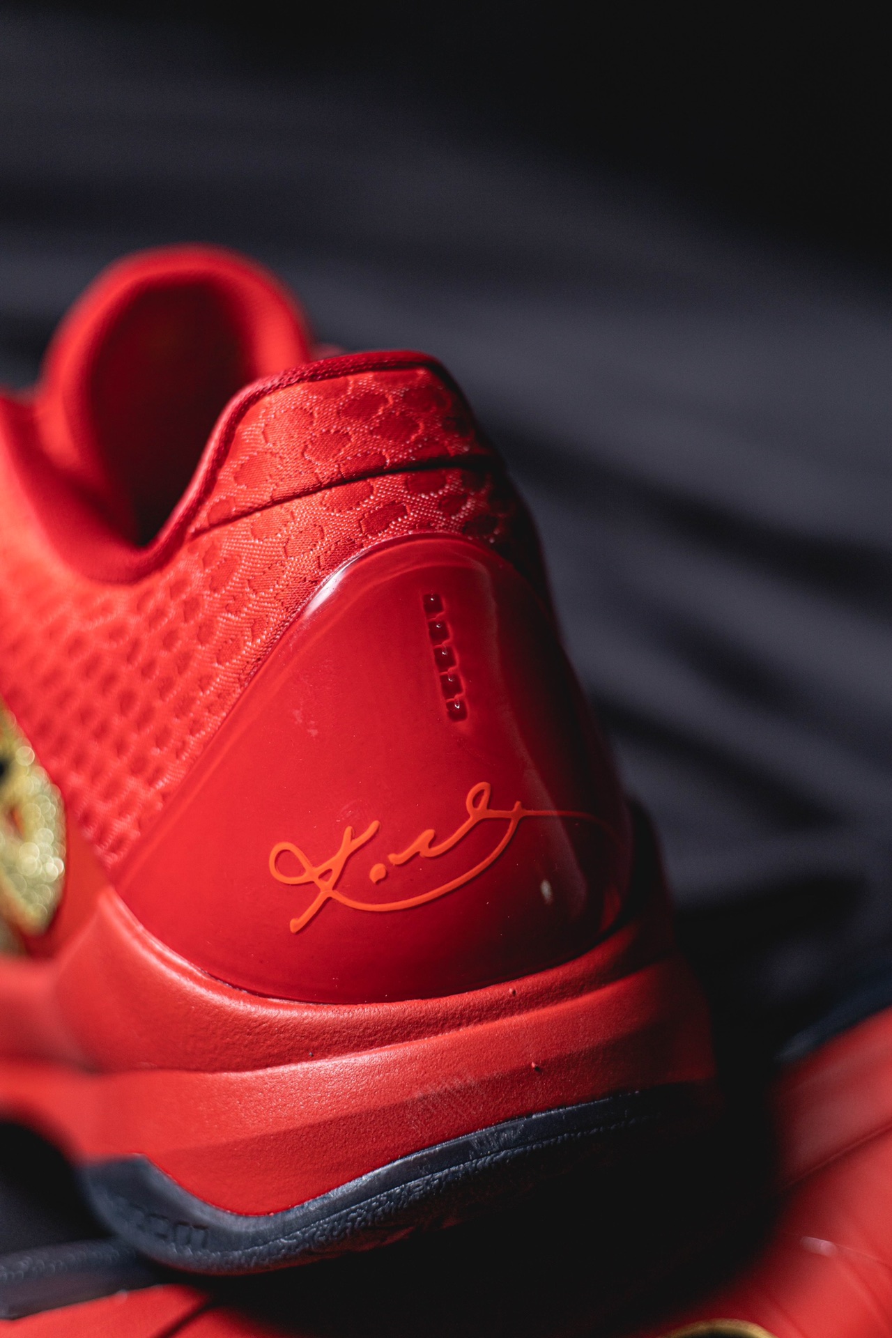  H12/Godkiller Kobe5  Year of the Mamba科比5  前掌气垫 后掌EVA 籃球鞋 球鞋 實戰鞋  真碳板  波鞋 红蛇 金红色 HF5182-600