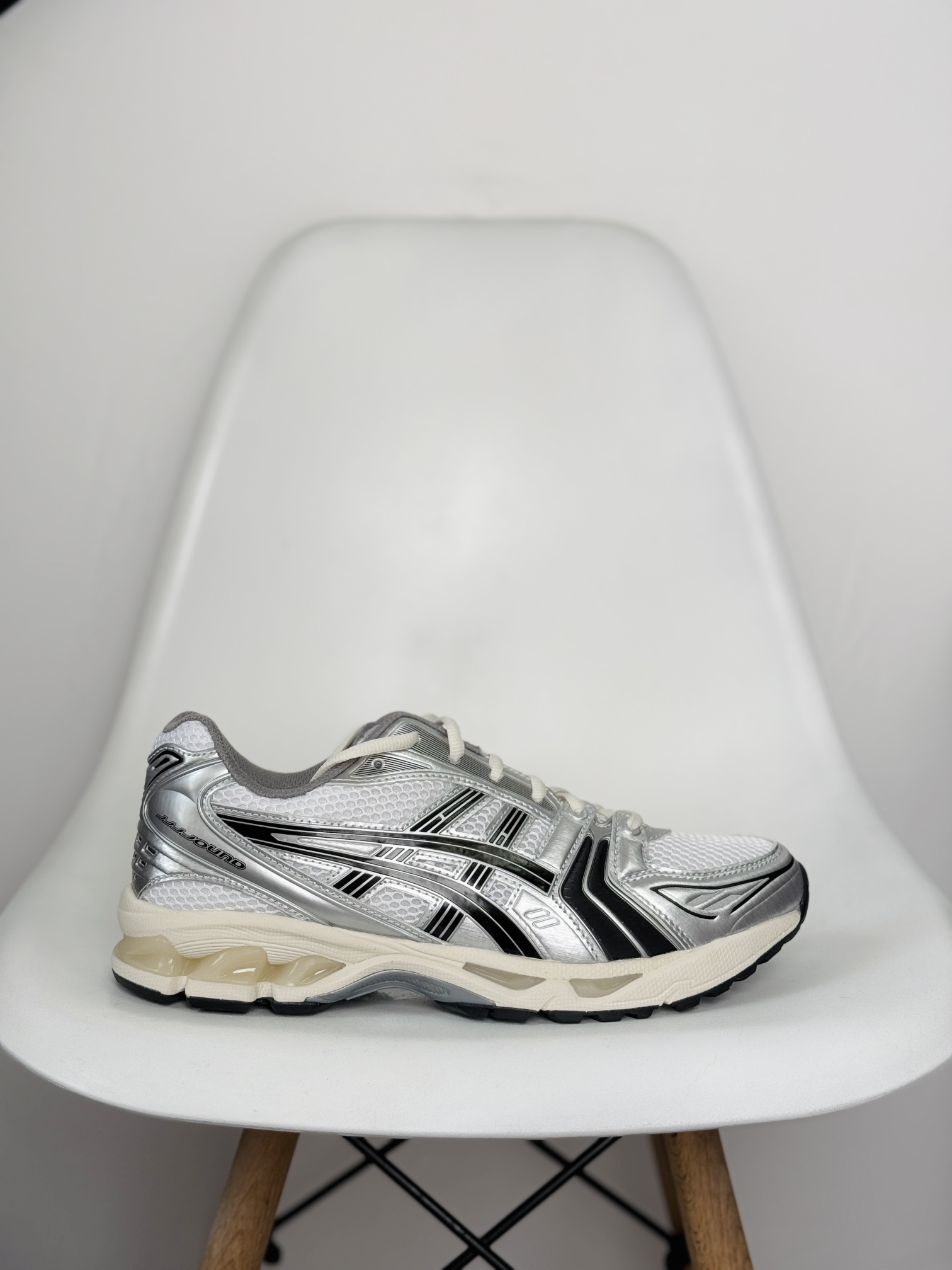 jjjjound ASICS GEL-KAYANO K14 亚瑟士  低筒 减震 户外 运动鞋 跑步鞋  休闲鞋 板鞋 波鞋 男女同款 银黑 1201A457-101