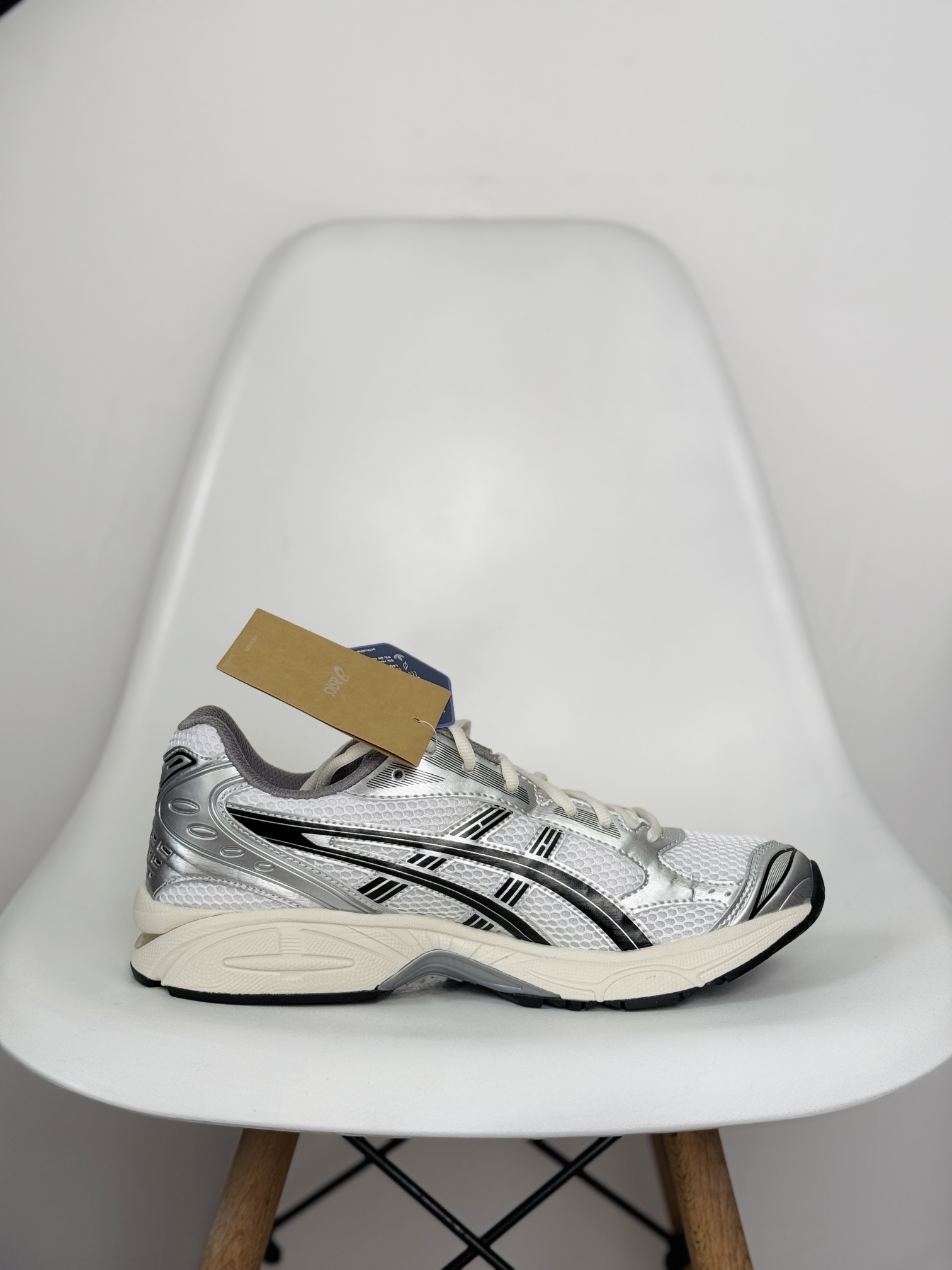 jjjjound ASICS GEL-KAYANO K14 亚瑟士  低筒 减震 户外 运动鞋 跑步鞋  休闲鞋 板鞋 波鞋 男女同款 银黑 1201A457-101