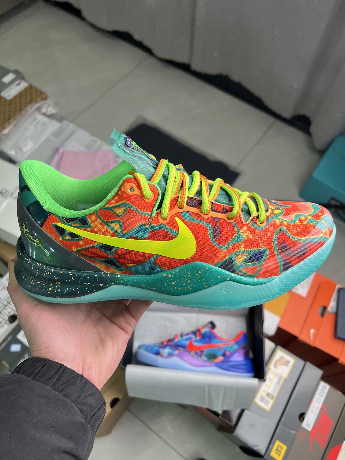 S2 Kobe 8 Protro  科比8 低筒  全掌LUNARLON 鞋墊 籃球鞋 實戰鞋 球鞋 男鞋 波鞋 橙蓝鸳鸯 2025 HM9621-900