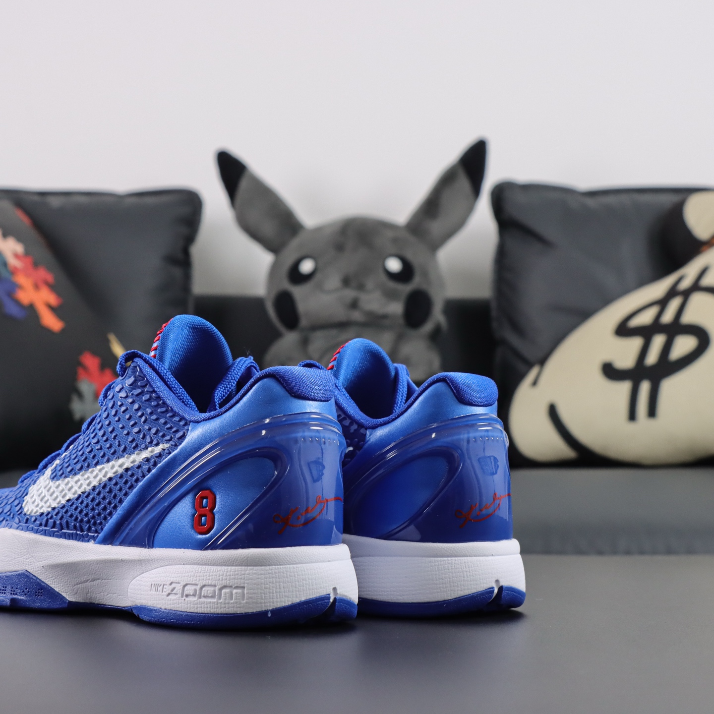 S2 Kobe 6 Dodgers  低筒 篮球鞋 球鞋 波鞋 实战鞋 运动耐磨防滑 男鞋 波鞋   道奇蓝白 CW2190-400