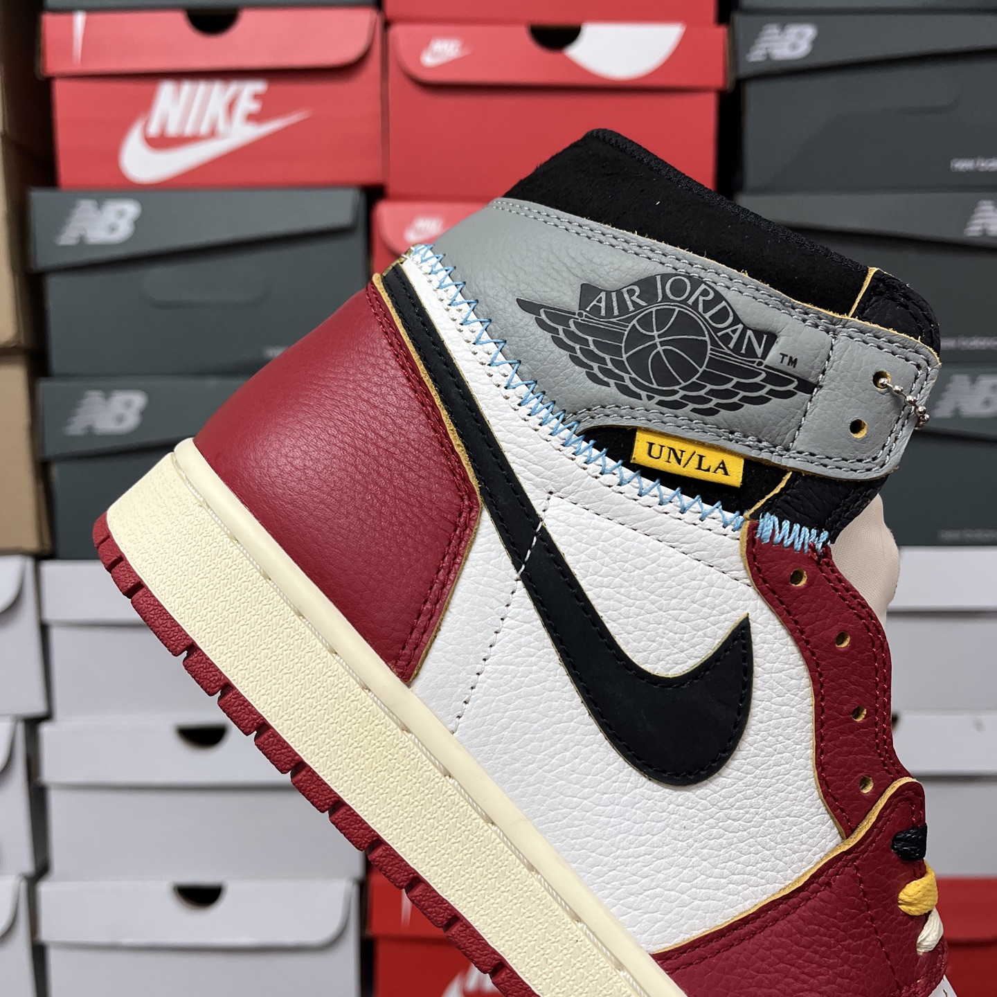  AIR JORDAN 1 HIGH  Union AJ1 UN 高筒 球鞋 休閒鞋 板鞋 波鞋 潮鞋 男鞋女鞋 灰黑红 HV8563-600