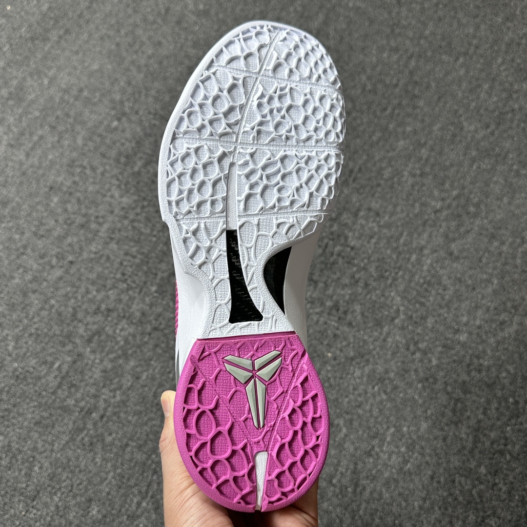 S2 Kobe6 Think Pink  球鞋 籃球鞋 實戰鞋 前掌气垫 后掌EVA  真碳板 波鞋 男鞋  乳腺癌 DM2825-001