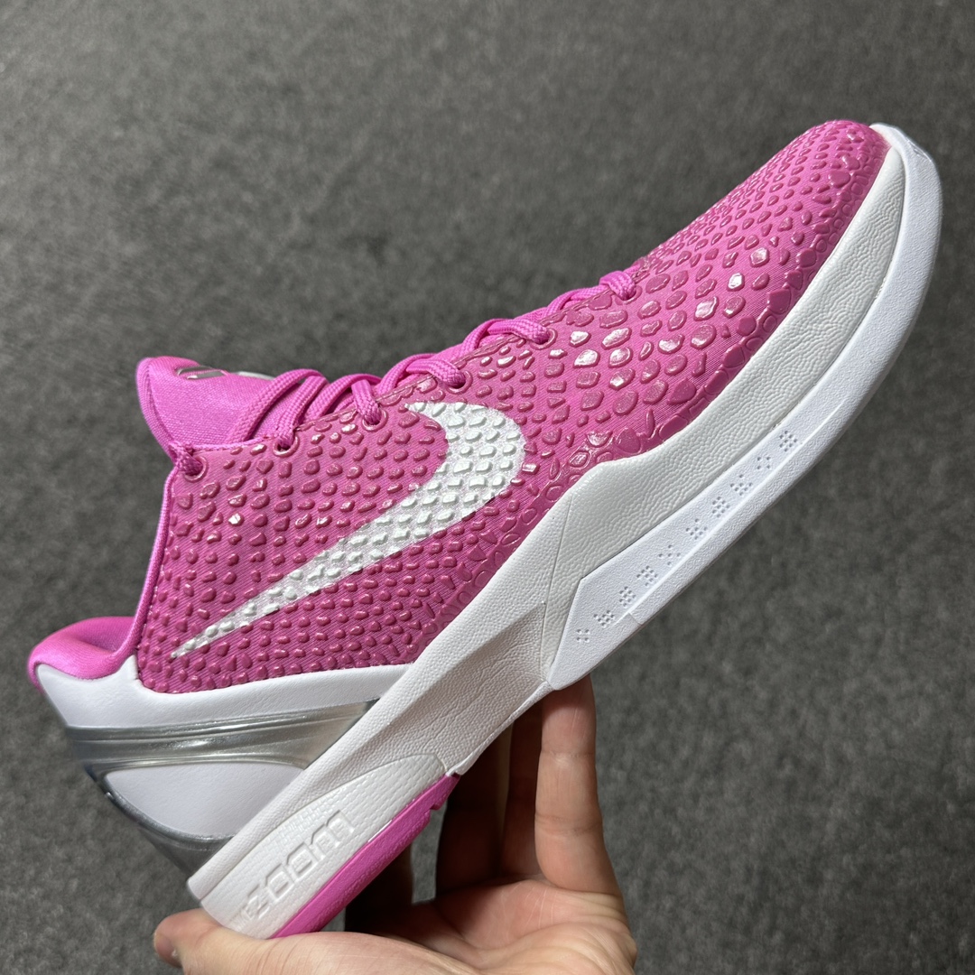 S2 Kobe6 Think Pink  球鞋 籃球鞋 實戰鞋 前掌气垫 后掌EVA  真碳板 波鞋 男鞋  乳腺癌 DM2825-001